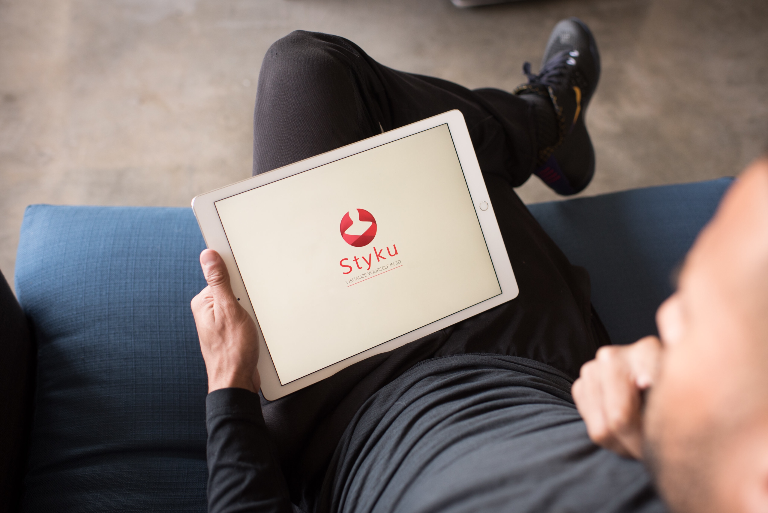 Styku software results on a tablet — Sarani Wellness Lake Wylie body scanning